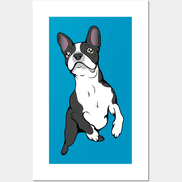 Boston Terrier Time! Wall Art by SurefootDesigns